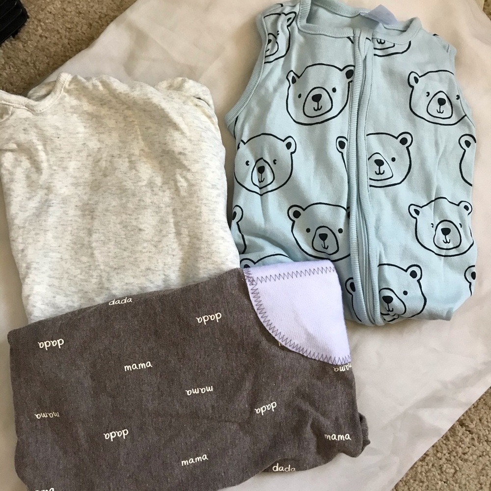 0-3 month swaddle/sleepers
